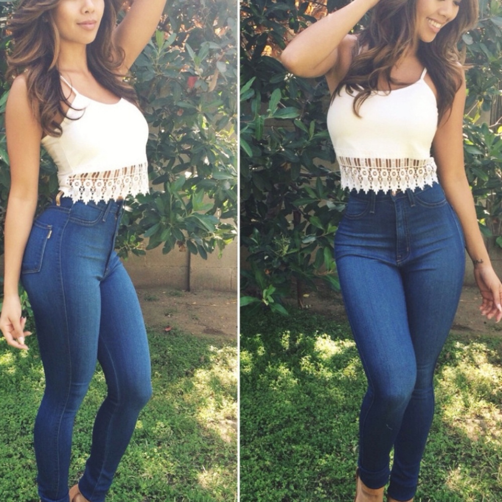 Fashion nova highwaisted skinny jeans